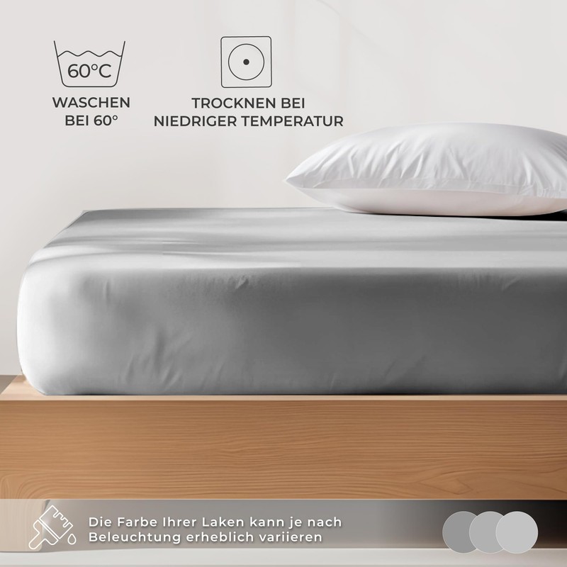 Dreamzie Premium Fitted Sheet 140 x 200 cm to 160