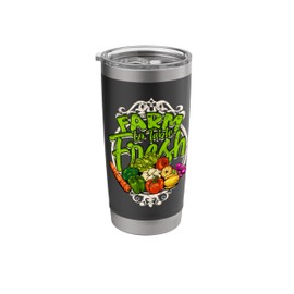 Organic Vegetable Gardening Farmers Market Local Farm Food Stainless Steel Insulated Tumbler