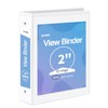 SUNEE 3 Ring Binder 2 Inch 1 Pack, Clear View