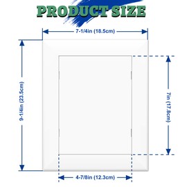 Wintcomfort Access Panel for Drywall, 5 x 7 inch Self Adhesive Access Door, Plumbing Access Wall Hole Cover for Drywall, Durable Access Panel, White