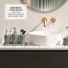 Clara Clark Sage Green Bathroom Set - Bathroom Accessories Set,
