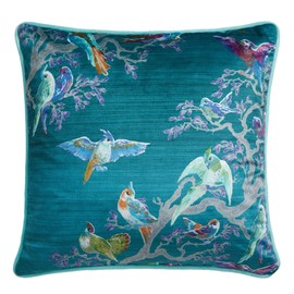 Laurence Llewelyn-Bowen - Birdity Absurdity - Cushion Cover - 43 x 43cm in Blue