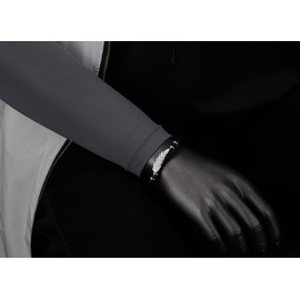 COOLSTEELANDBEYOND Braided Leather Bracelet for Men Women with Silver Color Feather Charm, Boho Tribal Style Jewelry