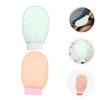 Vaguelly 1 Pair Exfoliating Bath Gloves Silk Scrubbing Mitts for