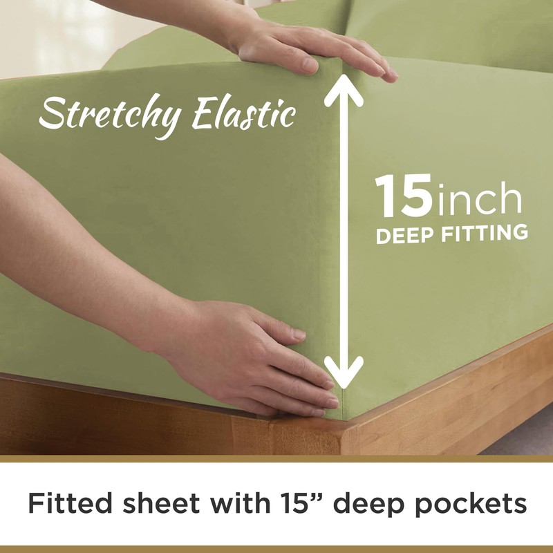 Twin Sheet Set - 1800 Ultra-Soft Microfiber Twin Bed Sheets