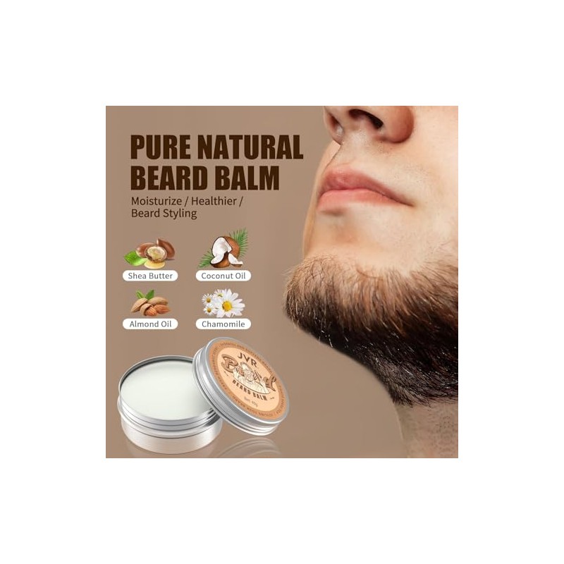 Jvr Kit Aseo Barba Hombres Cuidado Aceite Refrescante Aroma Limón