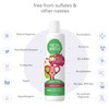Fresh Monster 2-in-1 Kids Shampoo & Conditioner, Toxin-Free, Hypoallergenic, Tear-free