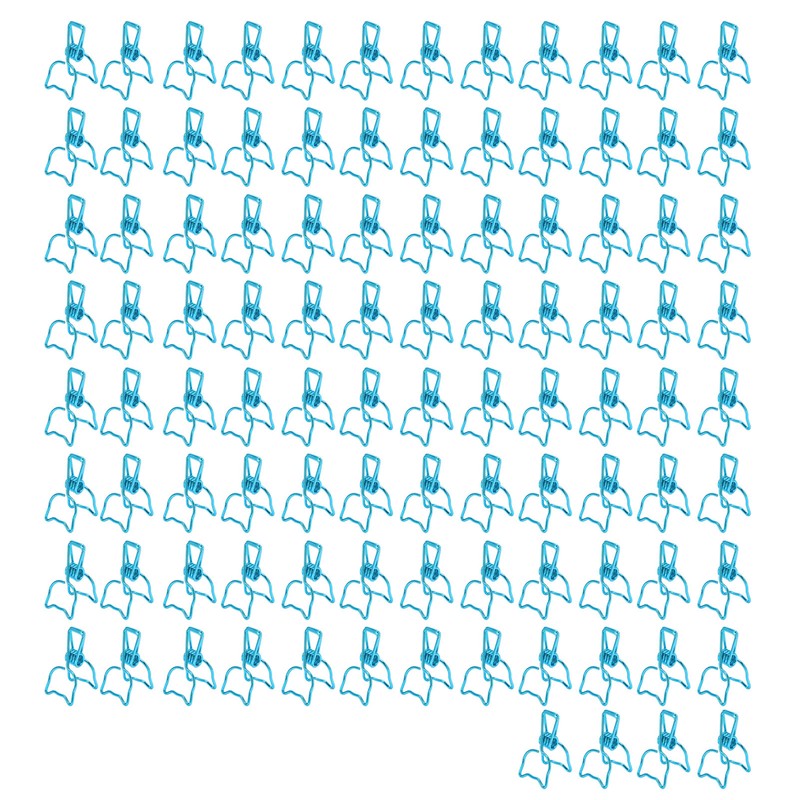 100Pcs Cat Binder Clamps Cute Kitten Shape Strong Clamping Durable