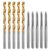 sourcing map Tap and Drill Bit Set, 5pcs M5 x