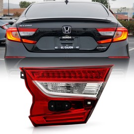 ACANII - For 2018-2022 Honda Accord LX | EX-L | Sport Inner Tail Light Brake Lamp Replacement Right Passenger Side