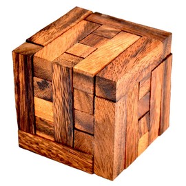 Packing Box Y Pentomino Puzzle, Packing Puzzle 3D Cube Puzzle, Holzpuzzle, Knobelholz Puzzlespiel, Pentominoes Legepuzzle, Tangram, Soma Cube, Figurenpuzzle, IQ Test, Knobelspiel,