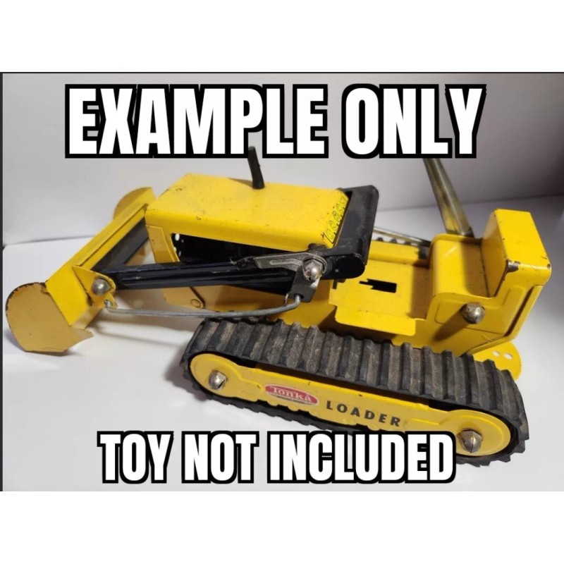 Tonka Loader Sticker Set, Tonka Track Loader Stickers, 1960s