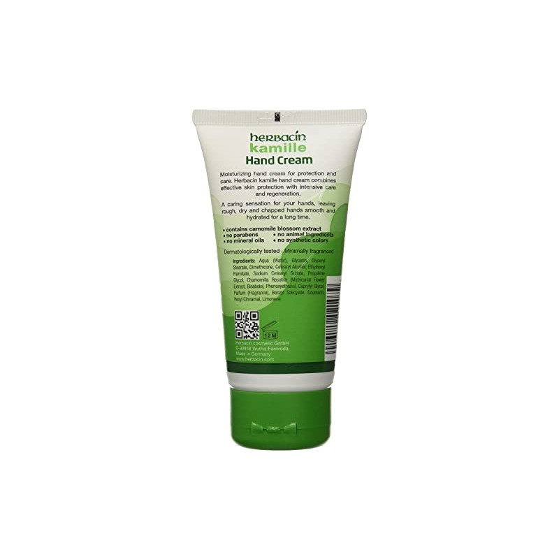 Herbacin Kamille Hand Cream, Paraben Free, 2.5 Fluid Ounce