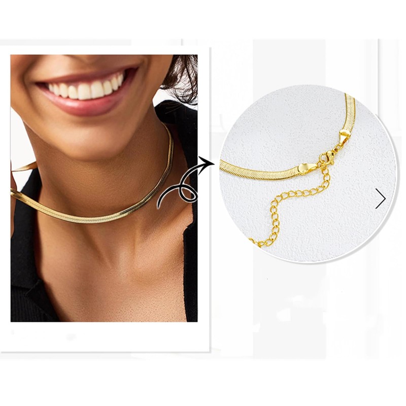 A minimalist, fashionable and exquisite jewelry set featuring a layered