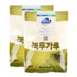 Donggangmaru 영월농협 동강마루 녹두가루500gx2봉 Yeongwol Nonghyup Donggang Maru Mung Bean Powder 500g x 2 bags