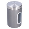 3Pcs Storage Jar Stainless Steel Food Tea Nut Container with