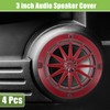 A ABSOPRO 4 Pcs 3" Car Speaker Grille Cover Round