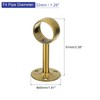 sourcing map 4 Pcs 1.26 Inch Curtain Rod Holder, Ceiling
