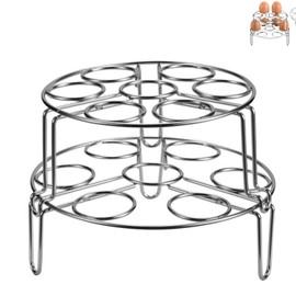 Egg Steamer Rack, Stackable Steaming Holders for Instant Pot Accessories (2 Pack) ﻿