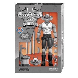 Nacelle Consumer Products Biker Mice from Mars: The Sports Bro’s Throttle (Black & White) Previews Exclusive Action Figure