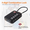 GRIFEMA GA1008 TSA Approved 4-Digit Combination Luggage Lock, Secure Travel