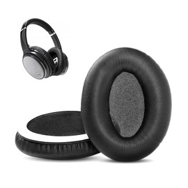 HTINDUSTRY Replacement Ear Pads Cushion Compatible with Fitfort Hiearcool L1 HiFi Stereo Wireless Headphones Ear Pads with Softer Protein Leather/Memory Foam