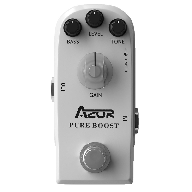 AZOR Pure Boost Guitar Effect Pedal Micro Clean Boost Pedal