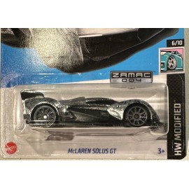 Hot Wheels 2024  Hot Wheels,  McLAREN SOLUS GT 6/10 HW MODIFIED  #70/250, 004 ZAMAC