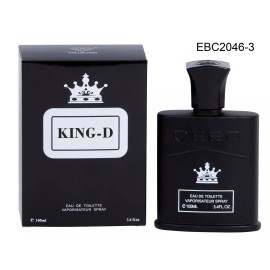 EBC King-D Black Eau De Toilette For Man, 100ml/3.4 OZ