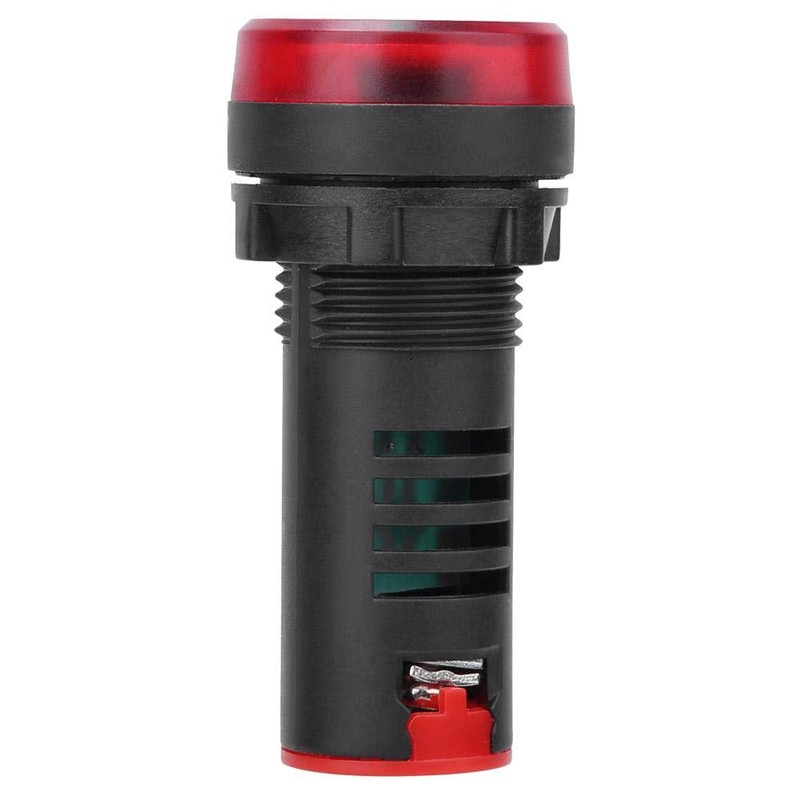 10PCS BERM AC/DC12V Red LED Buzzer, AD16-22SM Buzzer Beep Flash