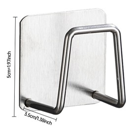 Sponge Holder for Kitchen Sink Suction,sponge caddy in Sink Sponge Holder Dish,Sponge Rack for Kitchen Sink for Kitchen Storage Organization,Home Necessities（2 Pcs）