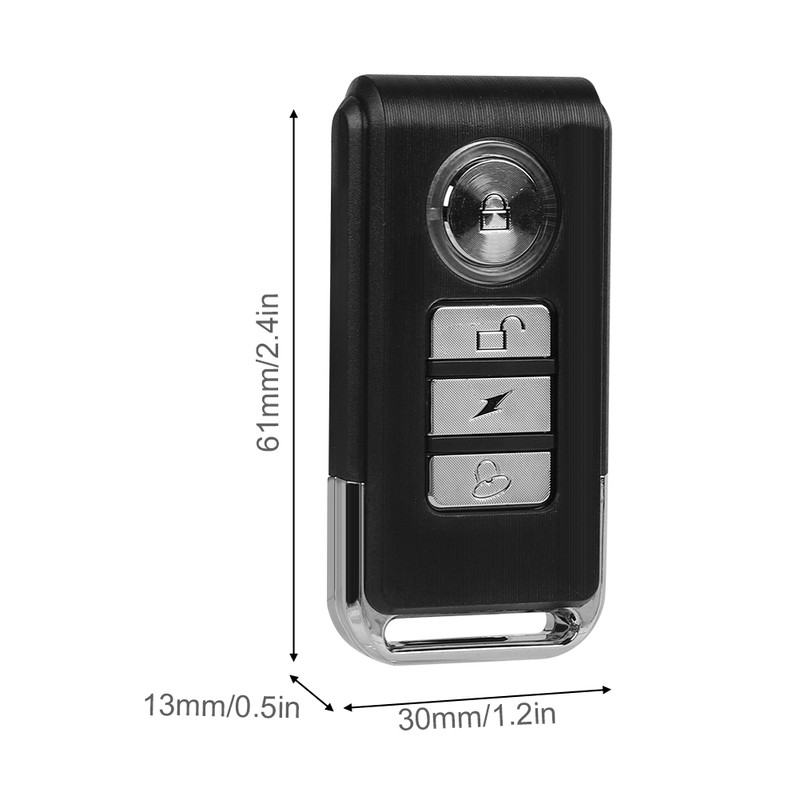 Wireless Door Burglar Alarm Security System Vibration Magnet Sensor Remote