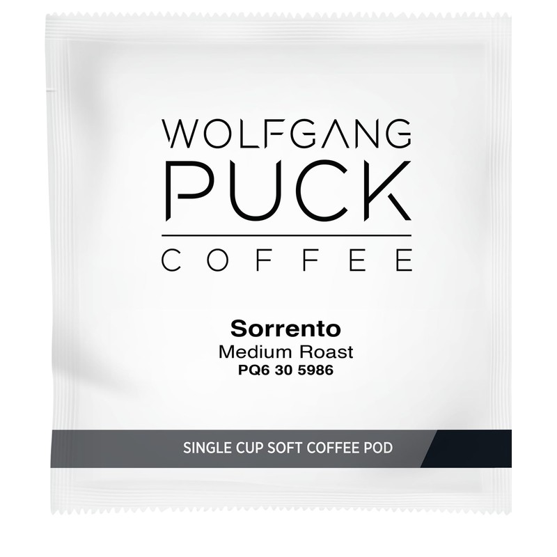 Wolfgang Puck Coffee Soft Pods, Sorrento, 18 count (Pack of