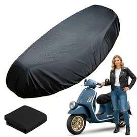 Motorcycle Seat Cover Universal, Motorcycle Seat Cover, Waterproof Scooter Seat Cover, Waterproof Motorcycle Seat Cover, Oxford Cloth + PU Cloth, E Scooter Accessories Protection Against Rain, Sun