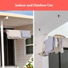 Ceiling Mounted Drying Racks for Laundry-Space-Saving Ceiling Clothes Drying Rack-Pulley