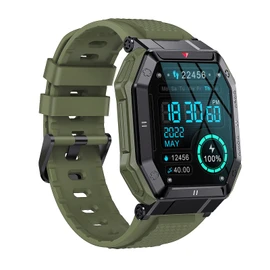 K55 Outdoor Smart Sports Watch 1.85'' IPS Full-Touch Screen Sturdy Body BT Call 24 Sports Modes 20 Days Standby Health Monitor Message Reminder Compatible with Android iOS