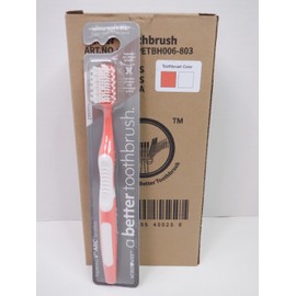 World Wide Toothbrush ULTRA SOFT  XL - 12 Pack  Tapered V ARC Bristles- ORANGE
