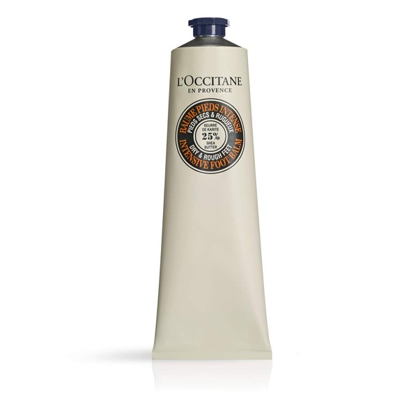 L'Occitane Shea Butter Intensive Foot Balm with 25% Shea Butter and Allantoin for Dry to Very Dry Feet, Net Wt. 5.3 oz.