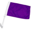 MWS (2 Pack Solid Purple 2ply Car Window Vehicle 12x18