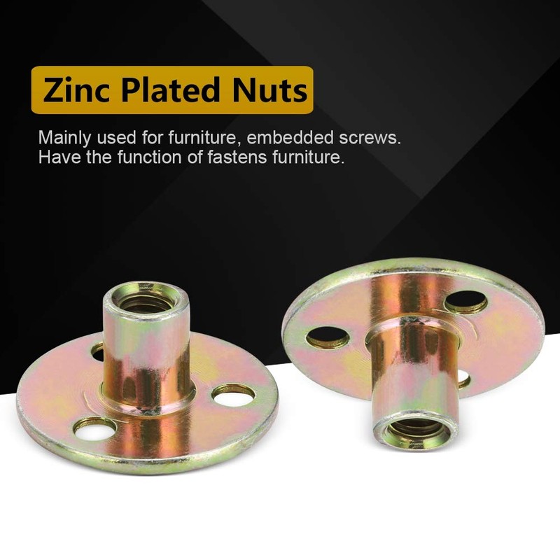 5 Pieces M6 / M8 / M10 Lock Nut Galvanised