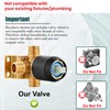Heyalan Shower Faucet Set with Tub Spout Shower Trim Kit