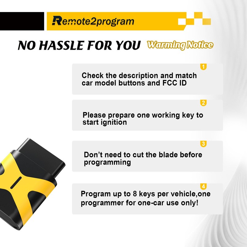 Car Key DIY Programming Tool/Self Programmable for Large Number of