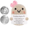 Tixlux Pocket Hug Positive Potato, Creative Knitting Wool Potato Doll
