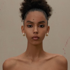 LecAit 14K Gold Small 18mm Waterdrop Earrings for Women,Lightweight Small Teardrop Hollow Drop Dangle Earrings for Women Girls Fashion Jewelry Gift Gold