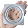 8Pack Lazy Susan Hardware, 4INCH Square Rotating Bearing Plate, 300lbs