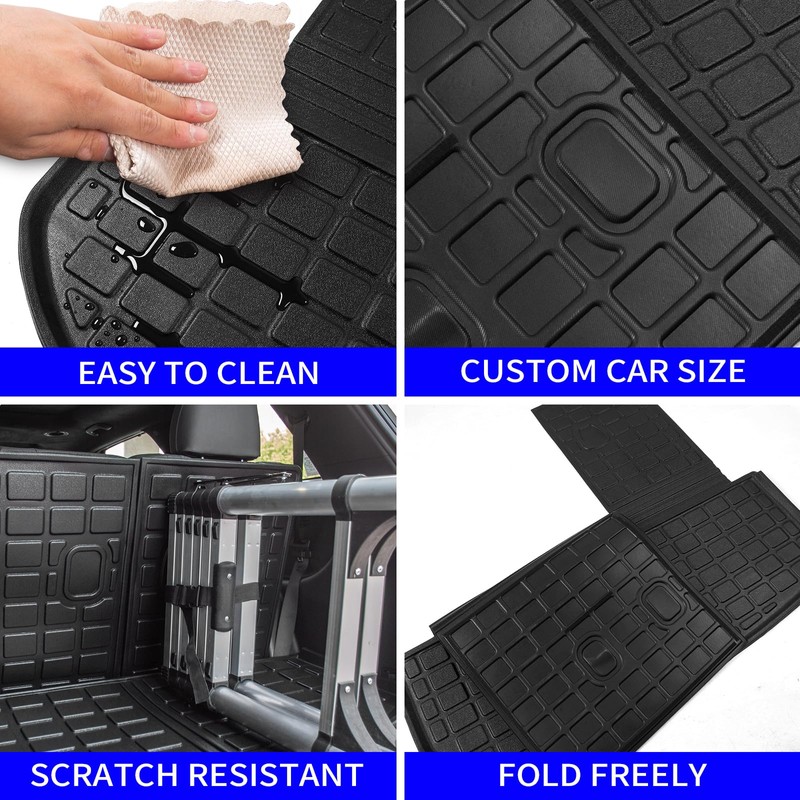 Rongtaod Floor Mats Compatible with 2020-2025 Hyundai Palisade Floor Liner