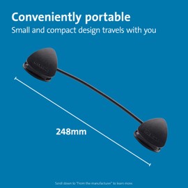 Kensington Document Holder for Typing for Laptops and Monitors, Flex Clip Copyholder, Typing Stand Document Holder, Office Paper Clip Holder, Compact Paper Holder Stand, Black 9-3/4" Wide K62081BF