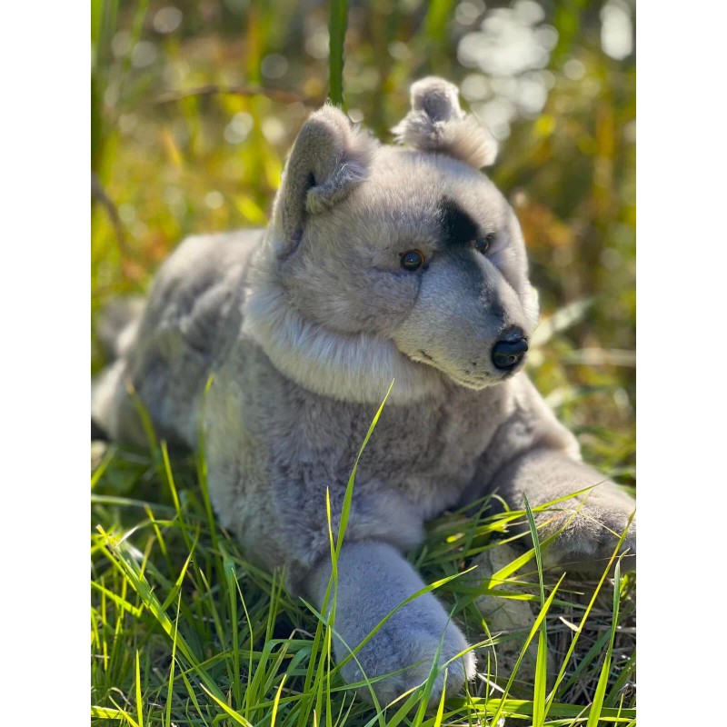 Auswella Keeweenaw Plush Grey Wolf