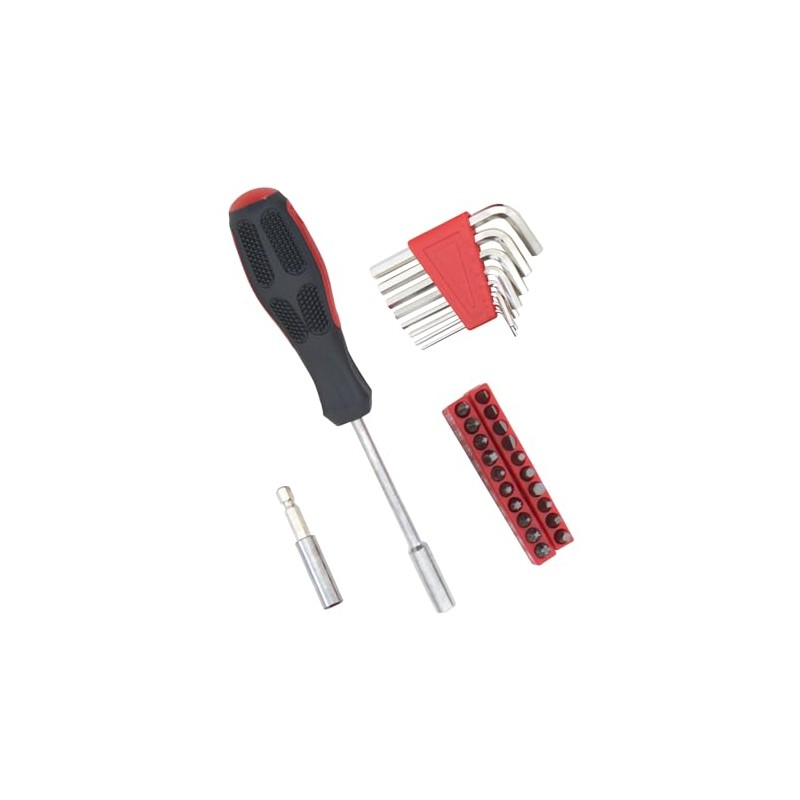 Hantinstom 39-Piece Household Tools Kit Essential Home Repair Set with