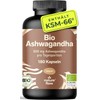 Bio Ashwagandha-KSM-66® Capsules High Dose - 180 Capsules - 600